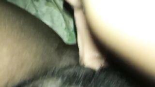 White sex-toy belongs in overweight black wench