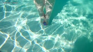 SSBBW Underwater Feet