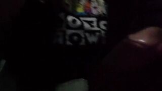 Little teaser (stroking in first class)