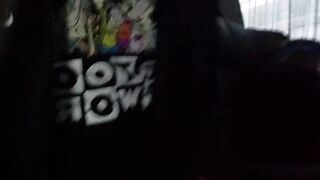 Little teaser (stroking in first class)