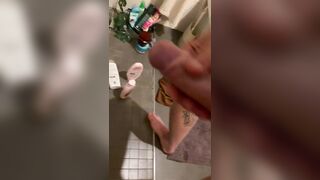 Corpulent schlong squirt chubby load cum