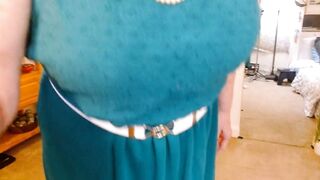 1431 Cummy Red G String for Peter from Thick and Hawt Older DawnSkye1962