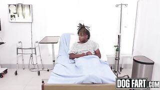 DOGFART - Naughty Lalin beauty Nurse Rails Patient