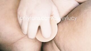Masturbating with Sextoy & fingering until ORGASM