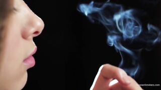 Ultra HD Russian Gal Smokin' Cigarette Seaside