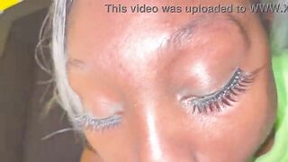 busty ebony swallows every drop exxxotic barbie Adrian boneher