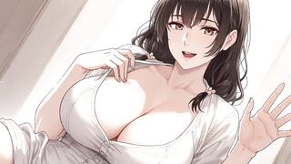 All kinds of sexy, big-breasted girls getting their bodies wet