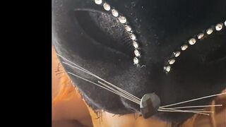 Ebony Sloppy Blowjob POV Black Becky