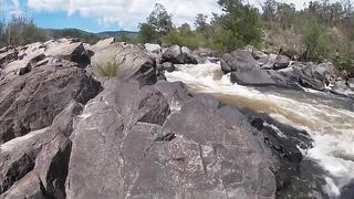 Exposed River Footjobs and Water Bang