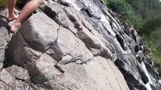 Exposed River Footjobs and Water Bang