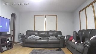 Naughty Babysitter Got Caught Masturbating on Nanny Webcam