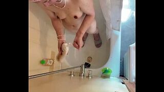 pov hana in shower time