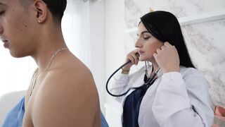 My Doctor Impressed with My Big Monster Jock and Ends up on a Hardcore Fucking