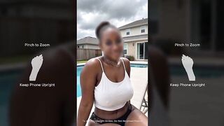 Married Slender Thick Ebony Begs for Cum, Risks Marriage for Carnal Sex with Block Party Stranger