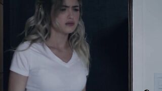 Black stepdad spanks teen stepdaughter butt for being a slut