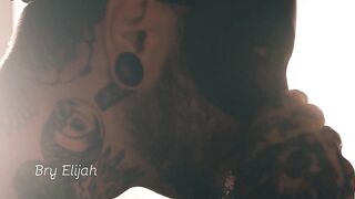 A mask beneath Bry Elijah's name -- 4K movie scene