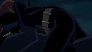 Batgirl and Batman Get Hot and Heavy on Rooftop