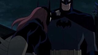 Batgirl and Batman Get Hot and Heavy on Rooftop