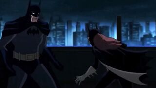 Batgirl and Batman Get Hot and Heavy on Rooftop