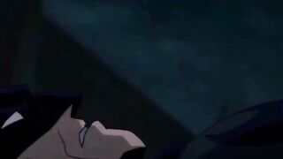 Batgirl and Batman Get Hot and Heavy on Rooftop