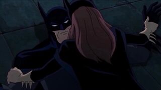 Batgirl and Batman Get Hot and Heavy on Rooftop