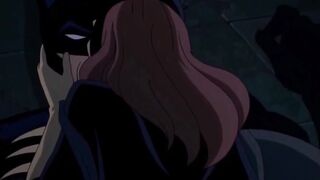 Batgirl and Batman Get Hot and Heavy on Rooftop