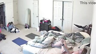 Camera catches MILF masturbating
