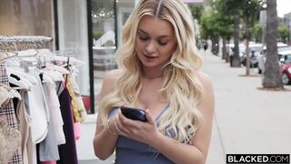 Blacked Getting BBC Is This Hot Golden-haired's Only Priority