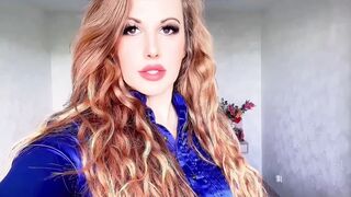 A bit of sensual striptease