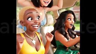 (AI Generated) - Sexy African black animated Ebony Big Ass Big Boobs Village Maiden Seduced Banged Raw By Impressive Big Jock Prince