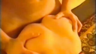 Sexy bitch in red lingerie gets her tight snatch filled with a giant rod