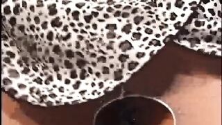 Lustful slut enjoys butt to mouth