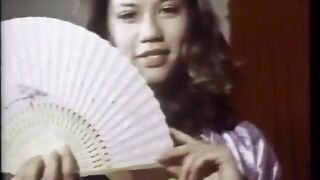 Big Hard Ramrod Fills up This Brunette Asian Exotic Bitch with a Tight Young Pussy
