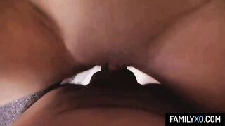 Lucky stepson fucks his curvy milf stepmother