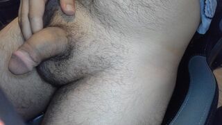 Nude hairy cumming and teasing