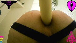Vibrator Fun in my Weenie Thong.