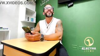 A hot teacher at home