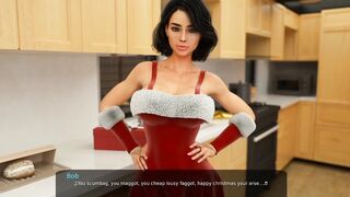 Milfy City Xmas Part 3 - 3 sum with Hot Step Sister And Friend