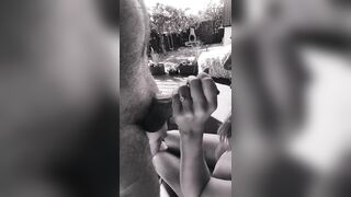 Beautiful girl sucking jock