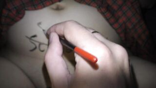 My fertile schoolgirl girlfriend masturbate and go bareback in home bukkake gangbang! [POV Roleplay]