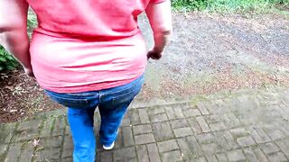 Nude titties screwing in jeans