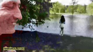 Obese Butt Freedom Lover Briseida Myers Banged In Public Park And Double Penetrated