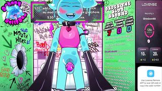 Homosexual Slime Floozy does Just Chatting Gooning