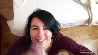 Perverted stepbrother licks my group-sex sperm twat and squirts deep inside