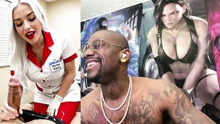 Pretty Nun Jerks Off A Gooner Dong, Golden-haired Cutie Gets Cum Covered By A Large Black Cock, Nurse Nasty Makes A Hard Knob Cum, Stern Tan Big Breast Wench Desires To Be Touched By Perverts, AI Generated