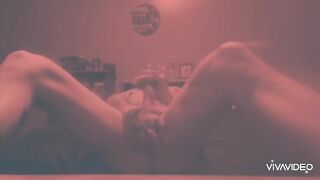 Tattooed dude jerking off for you