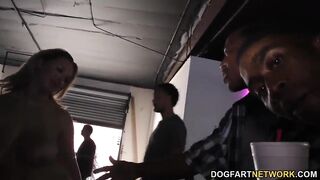 Brooke Wylde gets team-screwed in a club