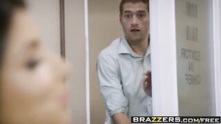 Brazzers - Big Boobs at Work - Pressing News scene starring R