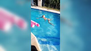 French Poolside Fantasy: Sexual Tension at the Pool.