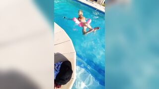 French Poolside Fantasy: Sexual Tension at the Pool.